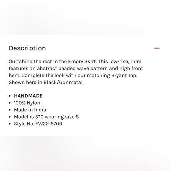 Retrofete Emory Sequin Tiger Stripe Skirt in Black Size Medium - Picture 5 of 5